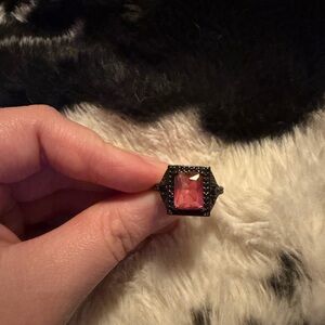 Elegant Pink Gemstone Ring